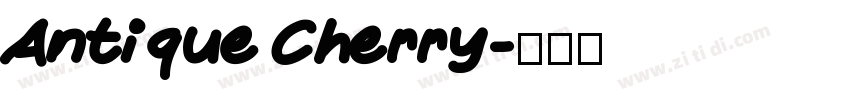 Antique Cherry字体转换